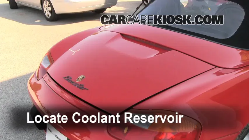 1998 Porsche Boxster 2.5L 6 Cyl. Coolant (Antifreeze) Check Coolant Level